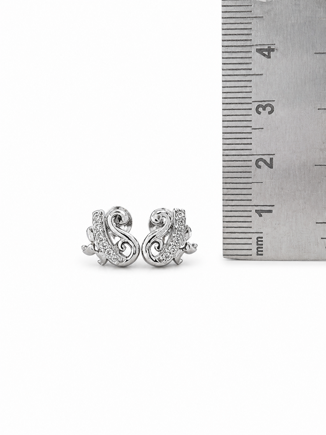 925 sterling silver peacock earrings