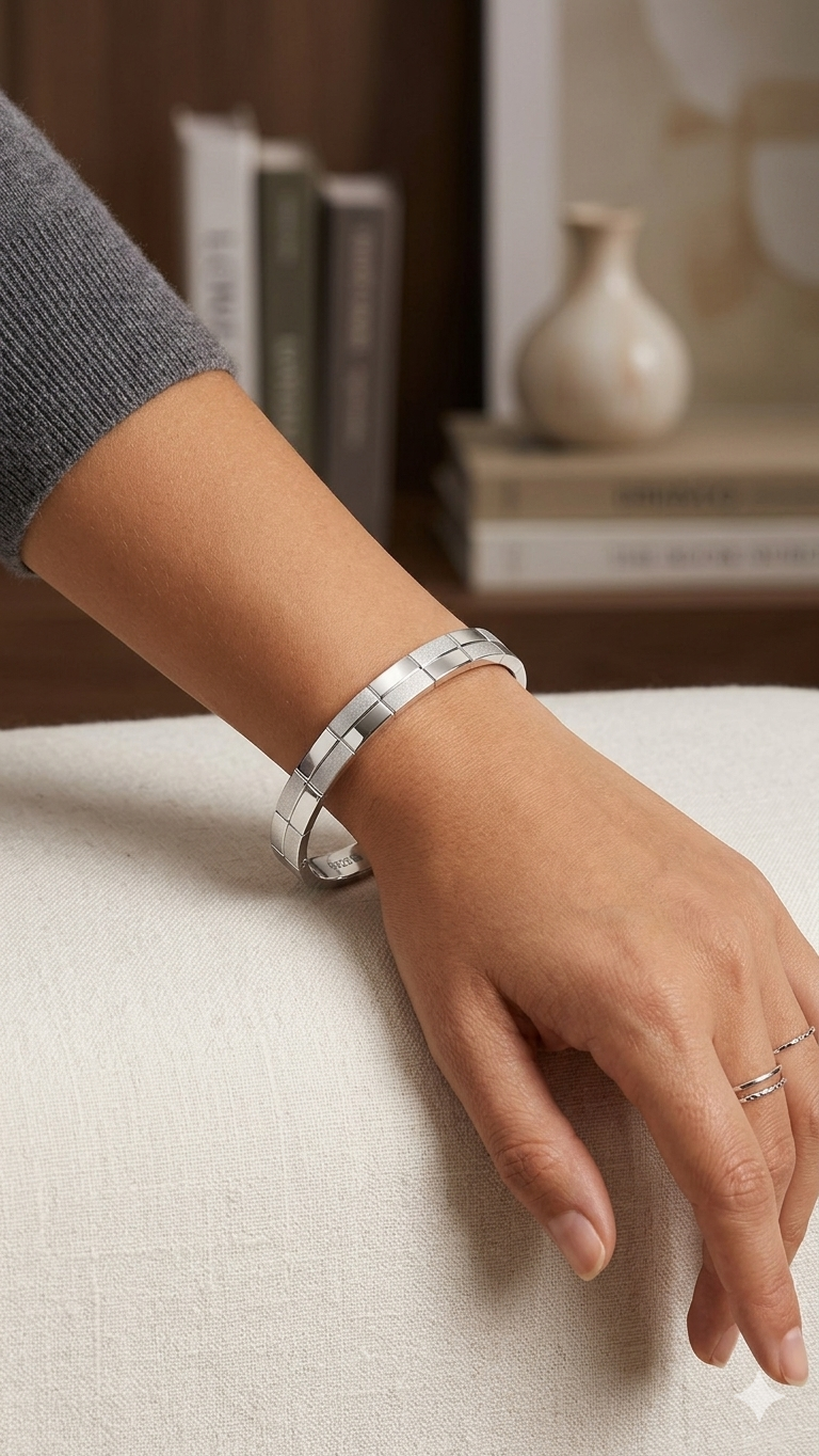 925 sterling silver kada bracelet