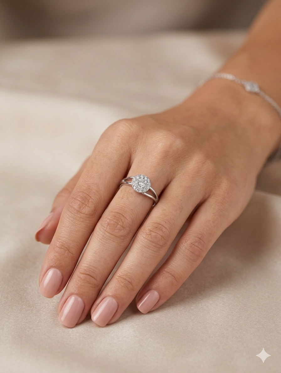 Rivia 925 sterling silver jewellery ring | gifts for besties, girlfriends, or any women in your life | with 925 stamp