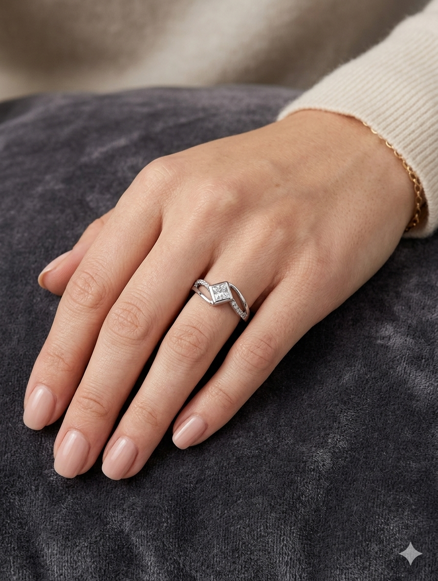 Rivia 925 sterling silver jewellery ring | gifts for besties, girlfriends, or any women in your life | with 925 stamp