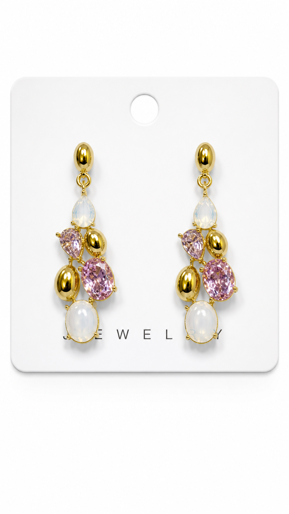 Anti tarnished statement earrings