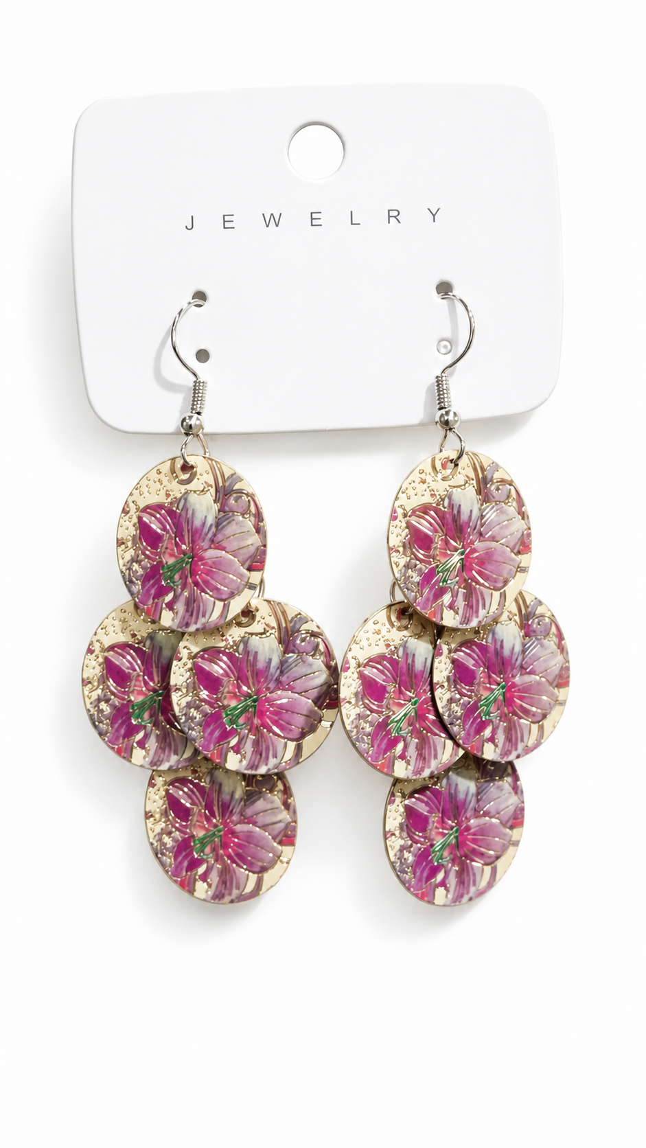 Anti tarnished statement earrings