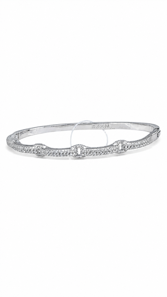 925 sterling silver kada bracelet