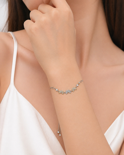 925 sterling silver butterfly bracelet