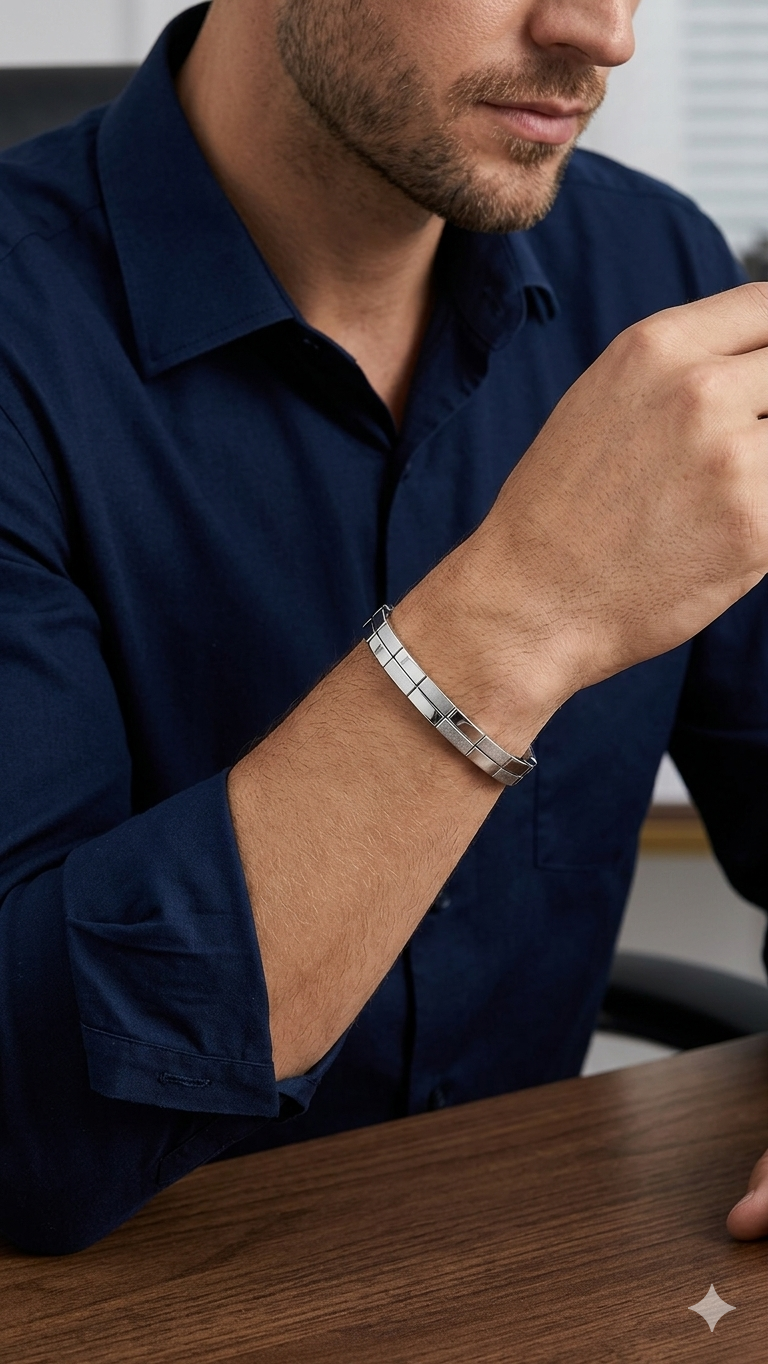 925 sterling silver kada bracelet