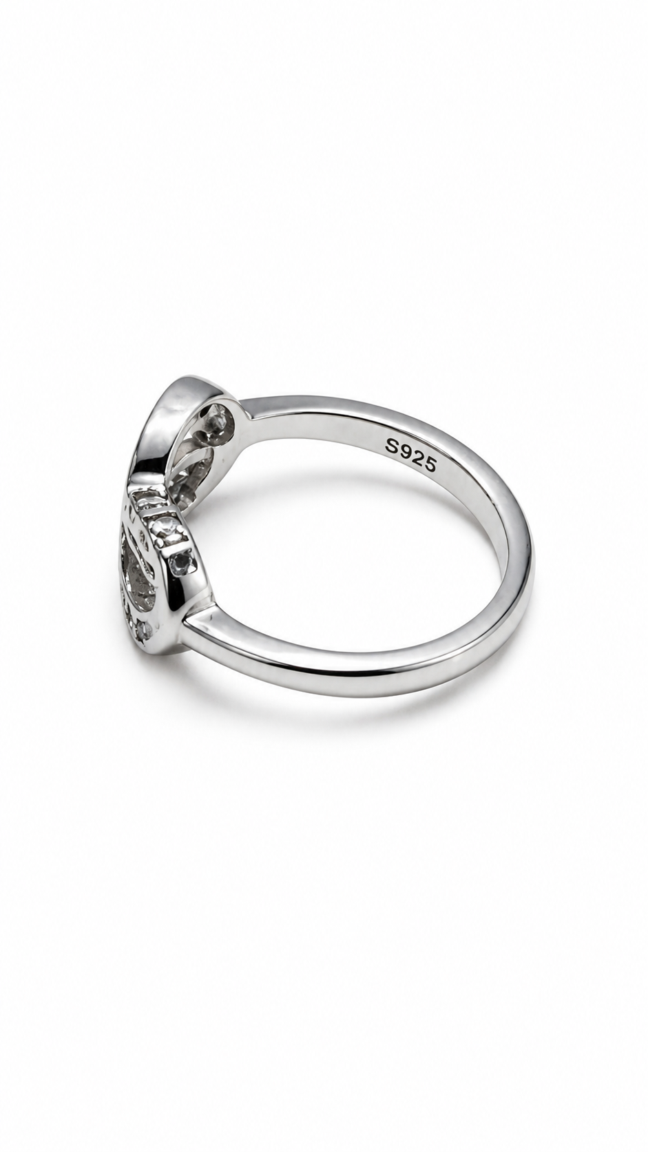 925 sterling silver infinity ring
