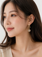 Anti tarnished korean inspired earrings