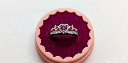 925 sterling silver heart ring