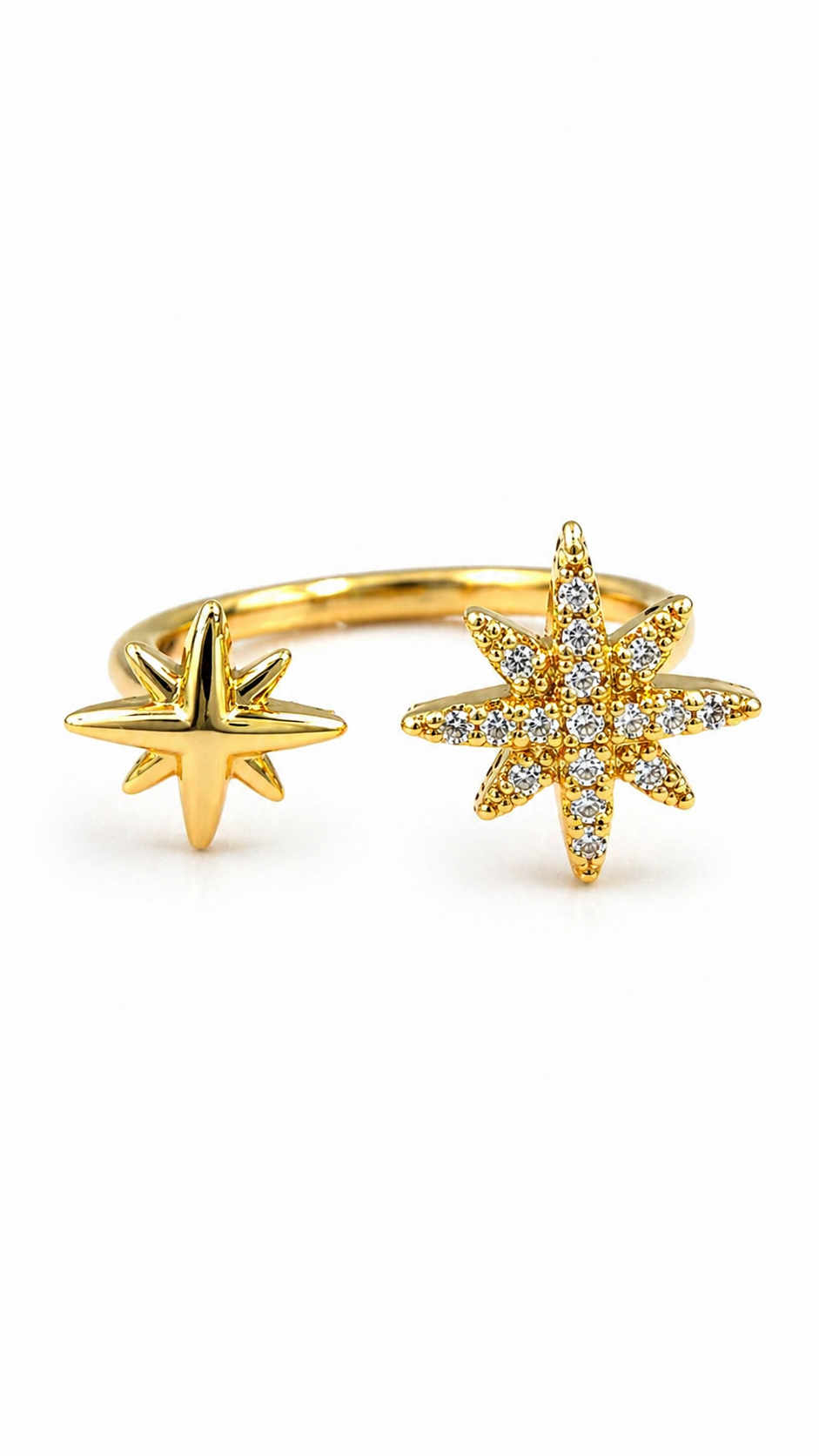 Anti tarnished korean style ring