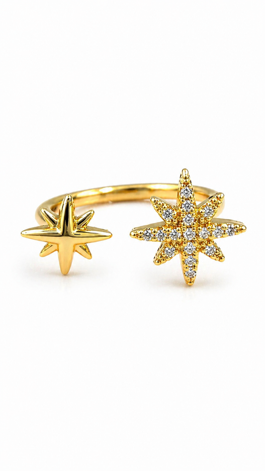 Anti tarnished korean style ring
