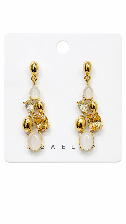 Anti tarnished statement earrings