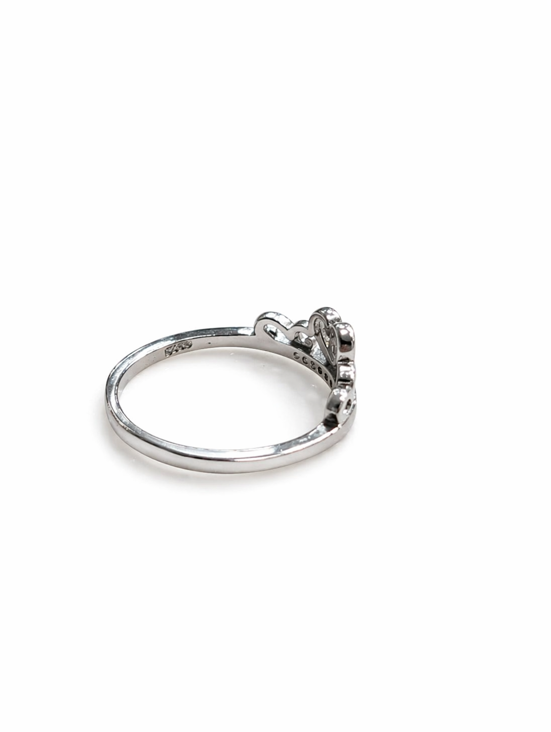 925 sterling silver crown style ring