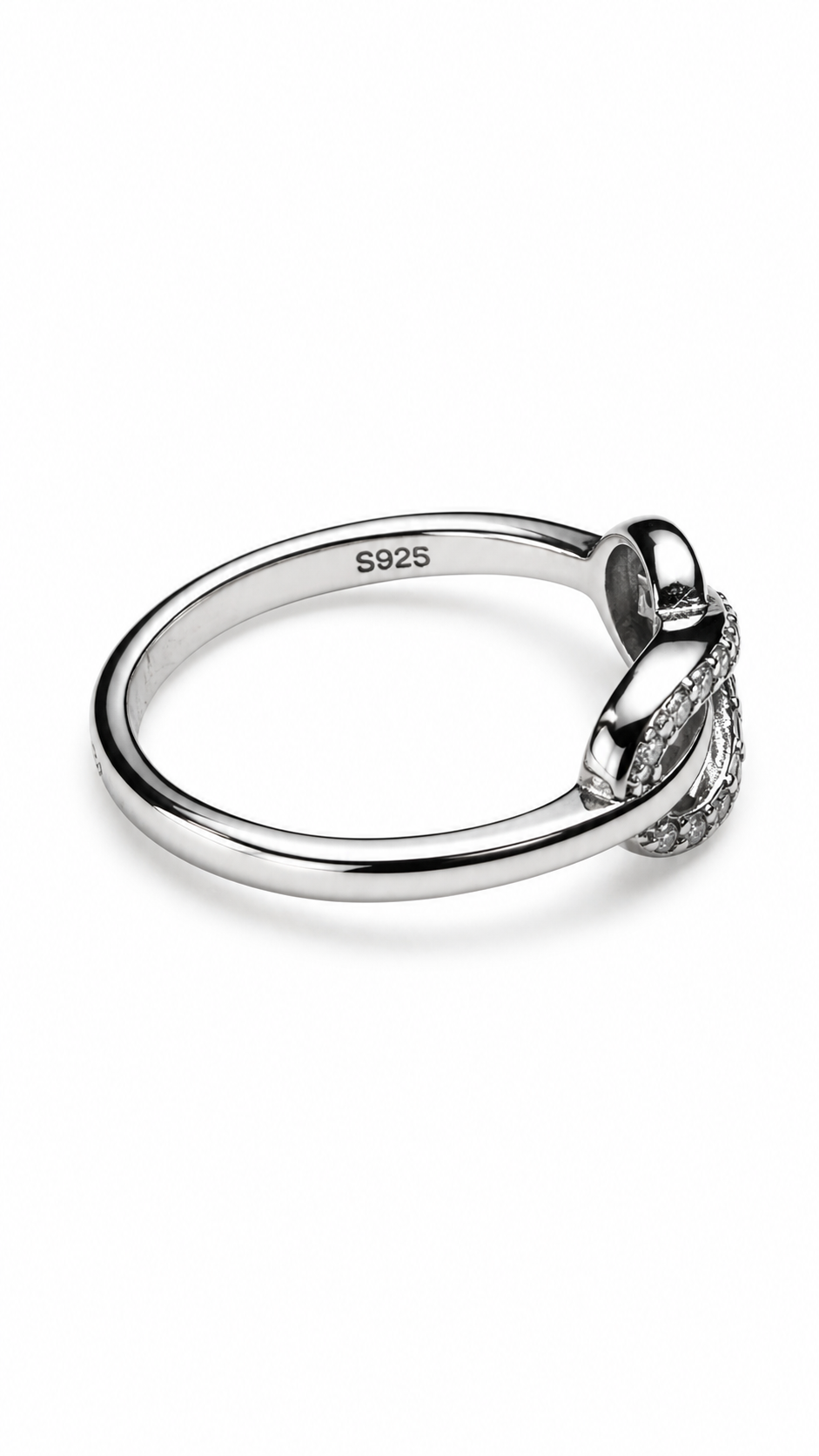 925 sterling silver infinity ring