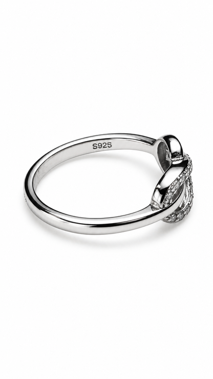925 sterling silver infinity ring