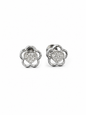 925 sterling silver flower stud earrings