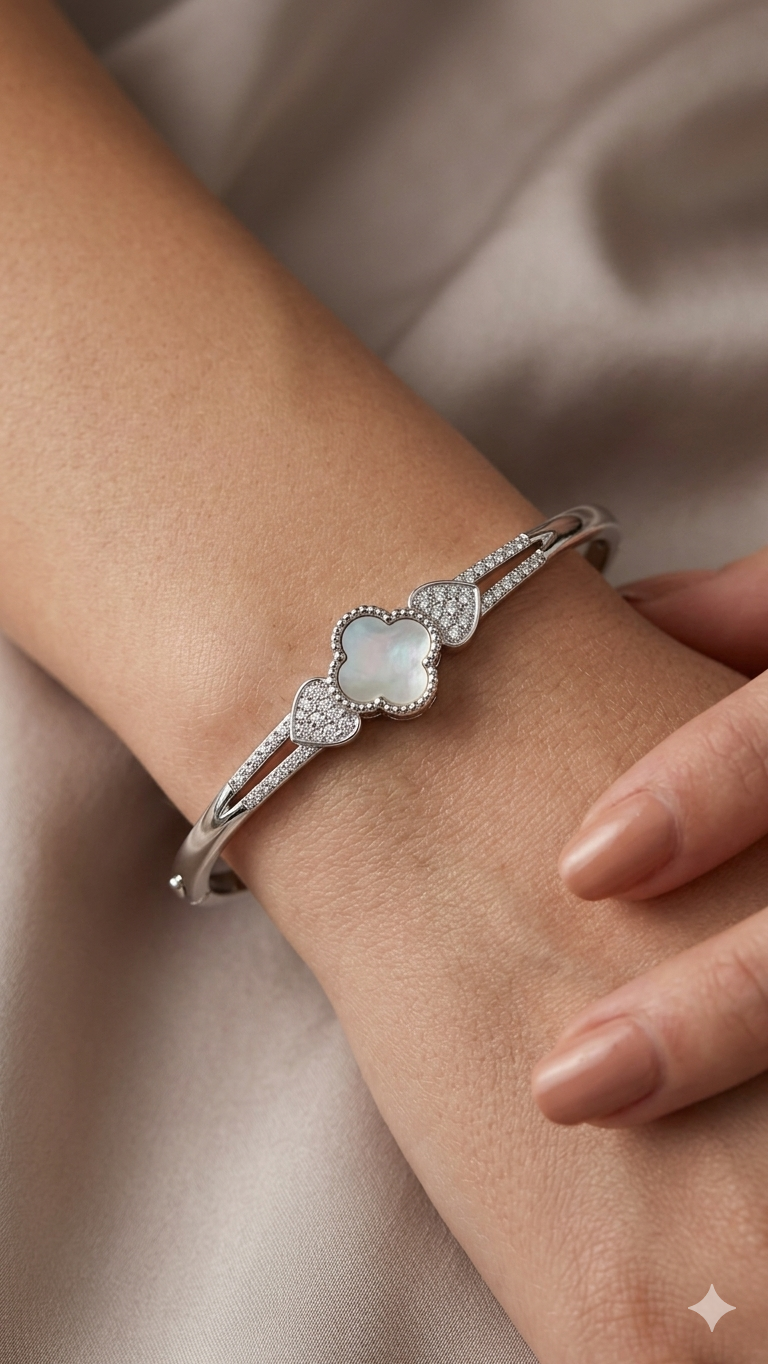 925 sterling silver baby kada bracelet