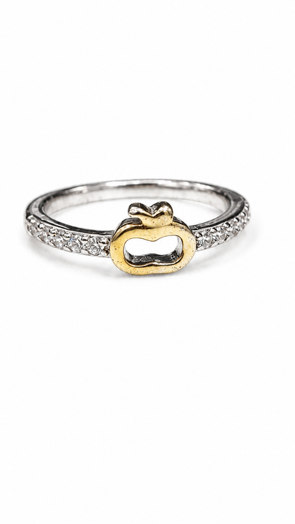 925 sterling silver apple ring
