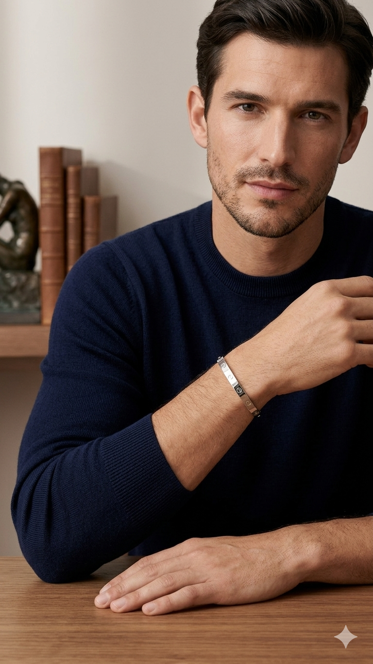 925 sterling silver kada bracelet