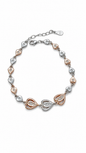 925 sterling silver heart bracelet
