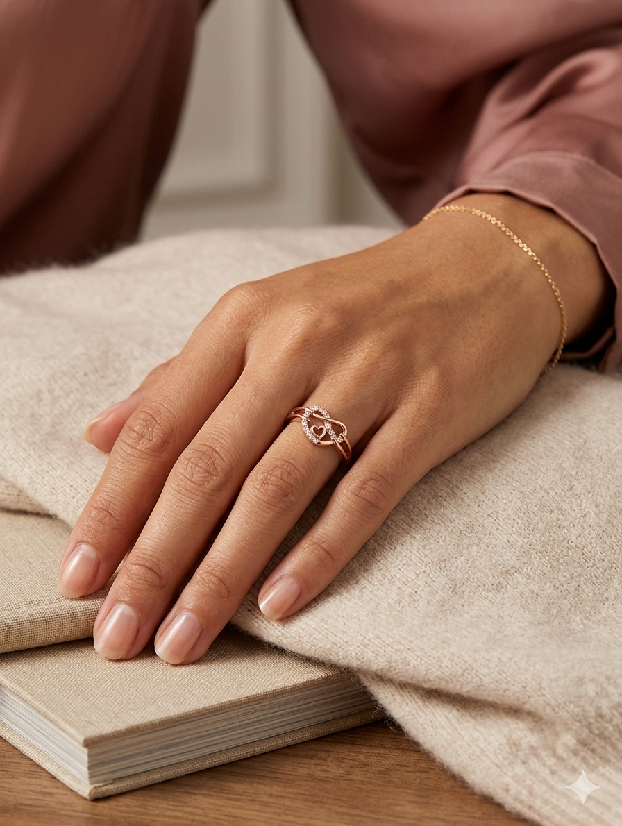 Rivia 925 sterling silver jewellery ring | gifts for besties, girlfriends, or any women in your life | with 925 stamp