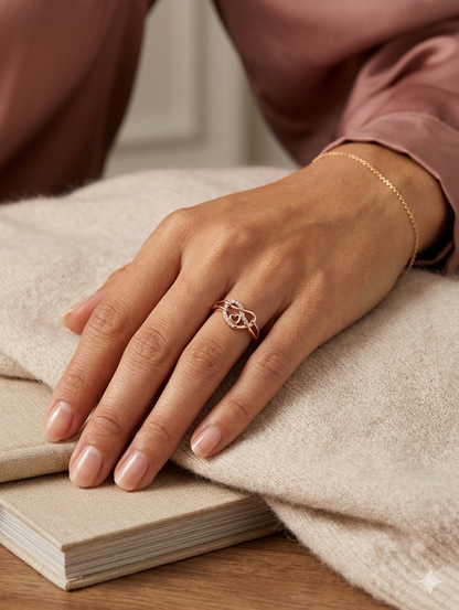 Rivia 925 sterling silver jewellery ring | gifts for besties, girlfriends, or any women in your life | with 925 stamp