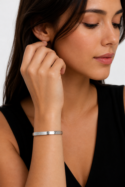 925 sterling silver kada bracelet