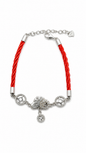 925 sterling silver charms with rope bracelet