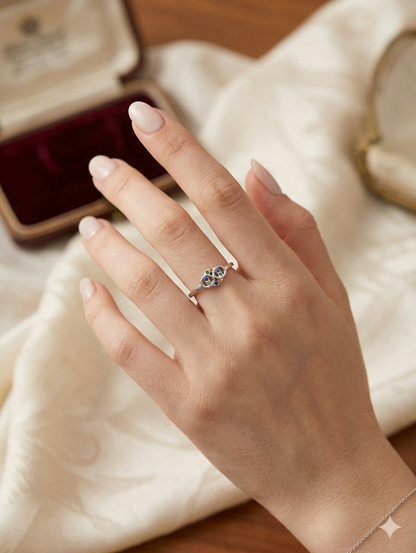 Rivia 925 sterling silver jewellery ring | gifts for besties, girlfriends, or any women in your life | with 925 stamp
