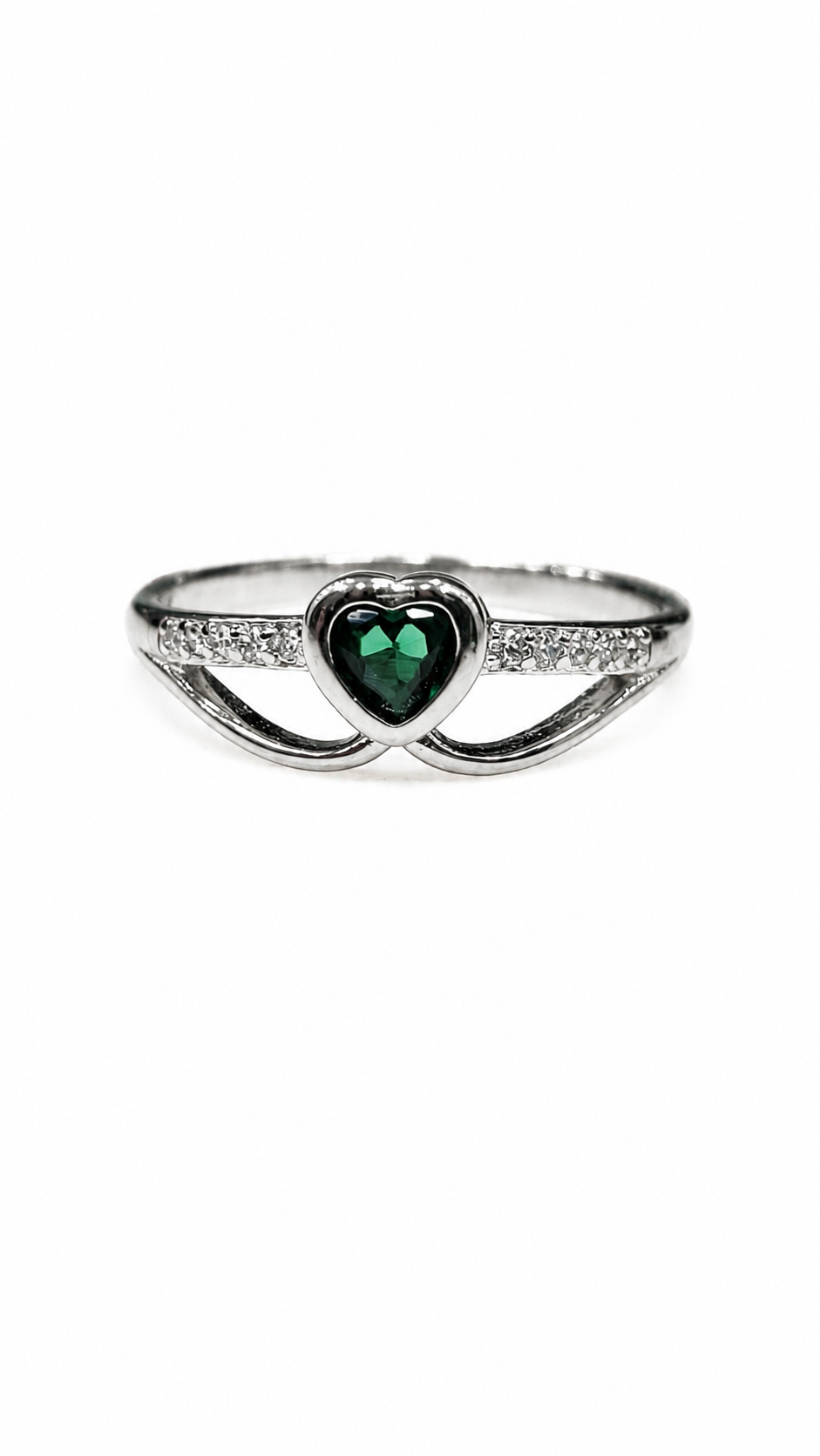 925 sterling silver heart ring