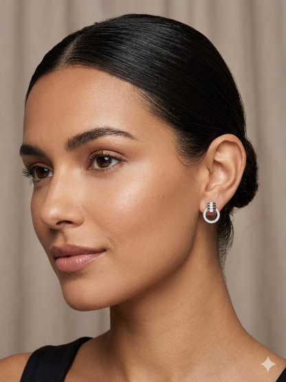 925 sterling silver stud earrings