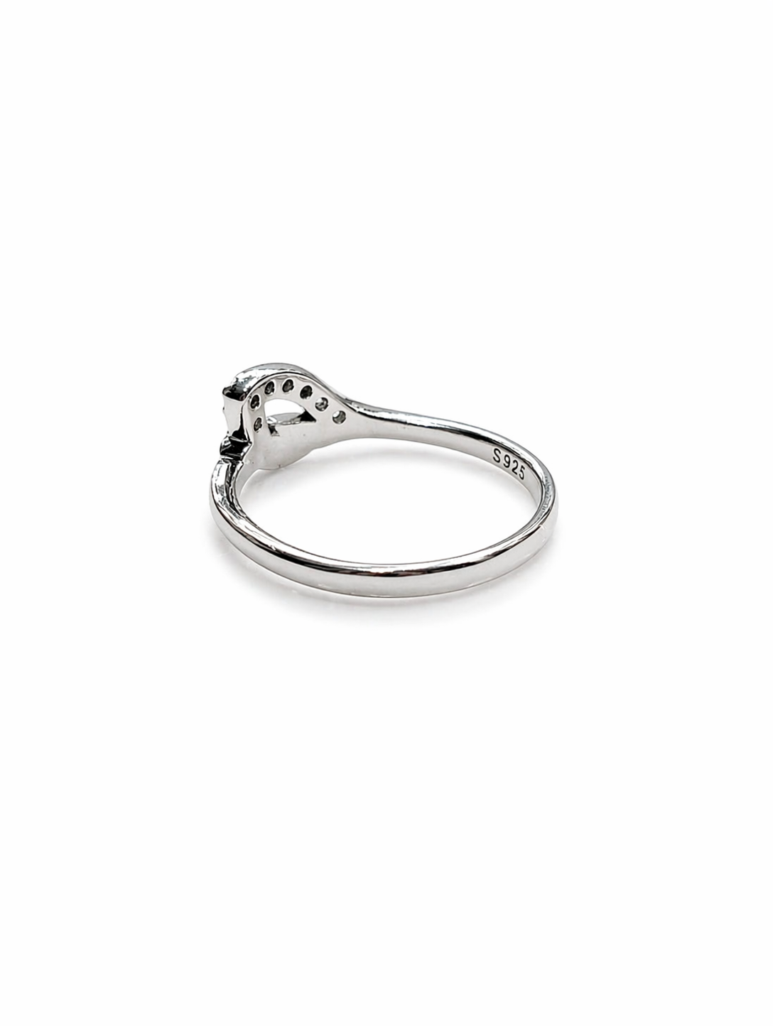 925 sterling silver leaf style ring