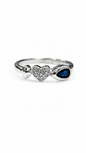 925 sterling silver heart ring