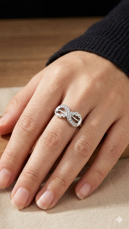 925 sterling silver infinity ring