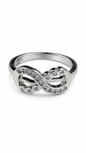 925 sterling silver infinity ring