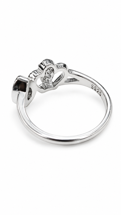 925 sterling silver stone ring