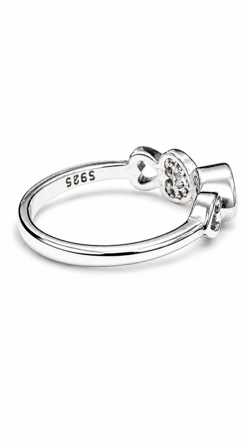 925 sterling silver heart ring