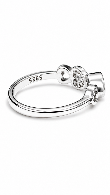 925 sterling silver heart ring