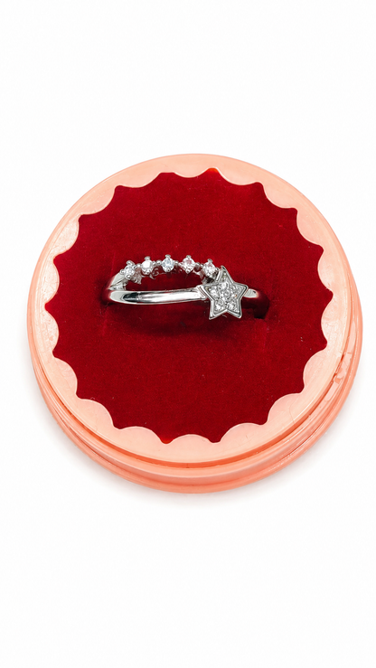 925 sterling silver star ring
