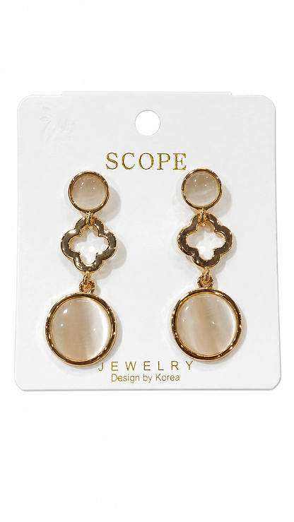 Anti tarnished korean inspired earrings