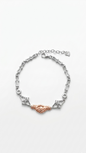 925 sterling silver hand holding bracelet
