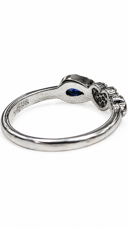 925 sterling silver heart ring