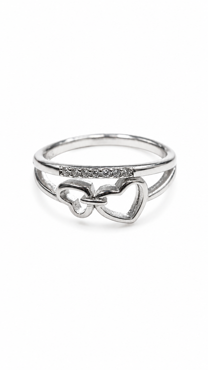 925 sterling silver heart ring