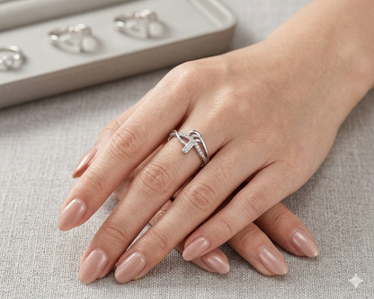 Rivia 925 sterling silver jewellery ring | gifts for besties, girlfriends, or any women in your life | with 925 stamp