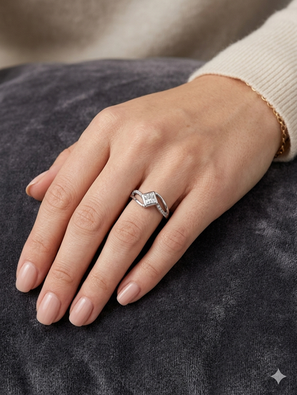 Rivia 925 sterling silver jewellery ring | gifts for besties, girlfriends, or any women in your life | with 925 stamp