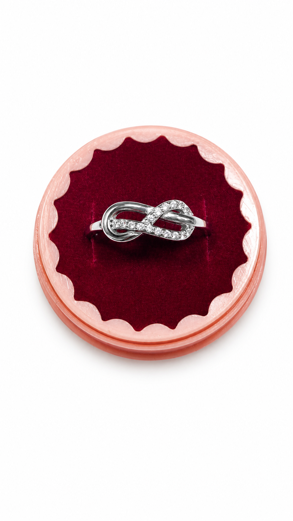925 sterling silver infinity ring