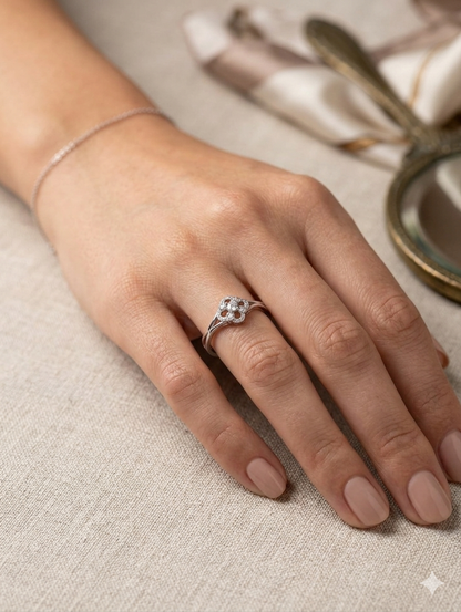 Rivia 925 sterling silver jewellery ring | gifts for besties, girlfriends, or any women in your life | with 925 stamp