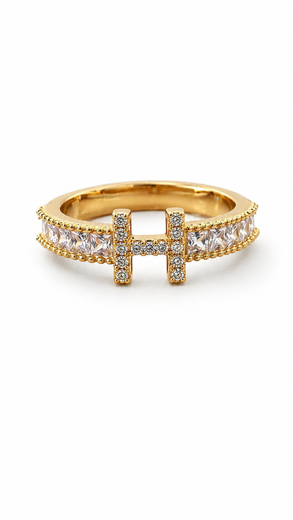 Anti tarnished korean style ring