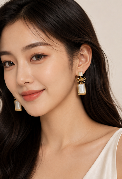 Anti tarnished korean inspired earrings