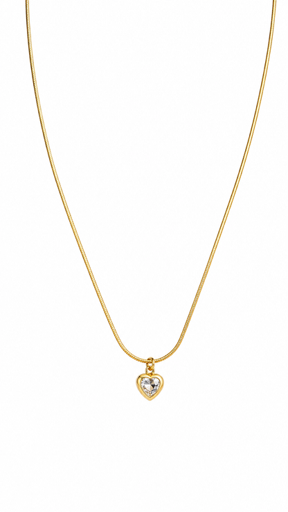 Anti tarnished pendant necklace-chain