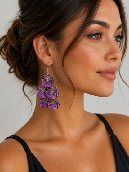 Anti tarnished statement earrings